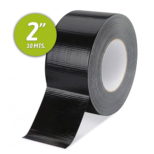 Cinta para Ductos Negra 5 cms x 10 mts